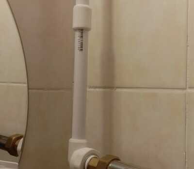Замена участка стояка ГВС на Колпинское шоссе, д. 12, к. 2А